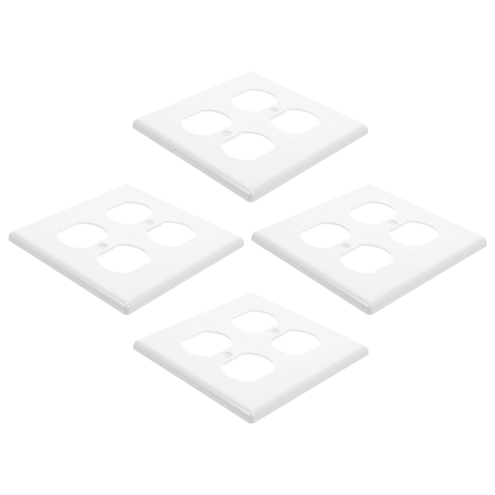Commercial Kitchen Wall Covering - 4Pcs Wall Socket Faceplates Scratch-Resistant Electrical