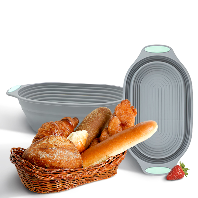 Crepe Maker Griddle - 1PC Silicone Foldable Banneton Bread Proofing