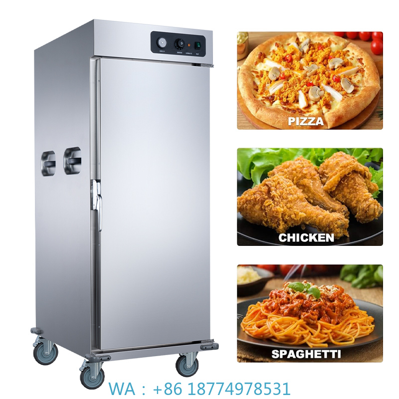 Food Warmer Display - Holding Warmer Cart Upright Heated Holding