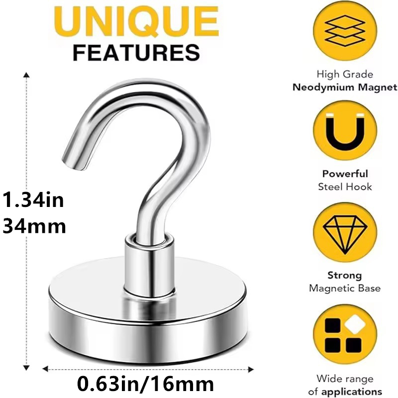 8Colors 16mm Heavy Duty Magnet - Commercial Kitchen Fridge recension och pris