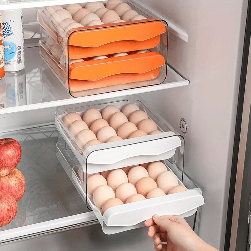 1pc Kitchen Egg Storage Box Re - Commercial Kitchen Fridge recension och pris