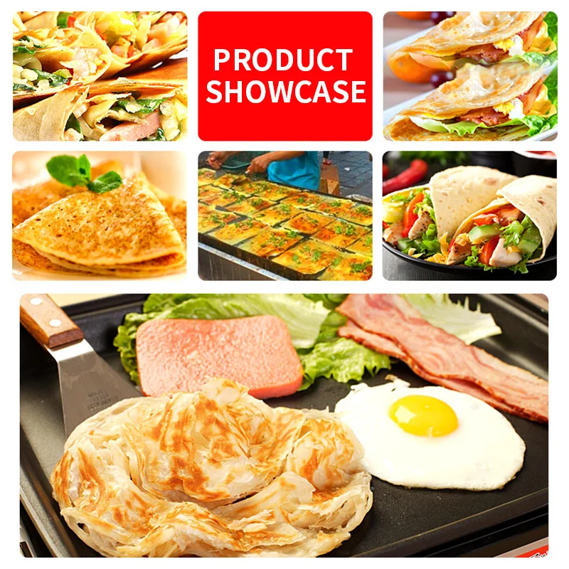 Manual Rotating Electric Panca - Crepe Maker Griddle recension och pris