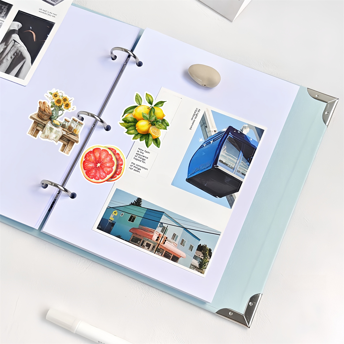 20pcs Watercolor Village Kitch - Commercial Kitchen Fridge recension och pris