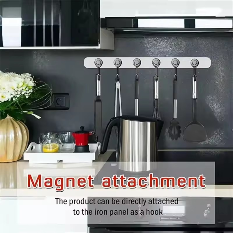 20mm Black Silver No-drill Mag - Commercial Kitchen Fridge recension och pris