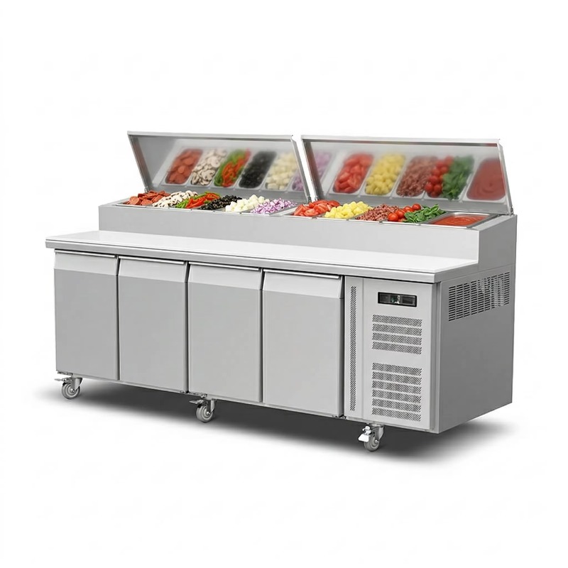 OEM Counter Fridge Sandwich Pr - Commercial Kitchen Fridge recension och pris