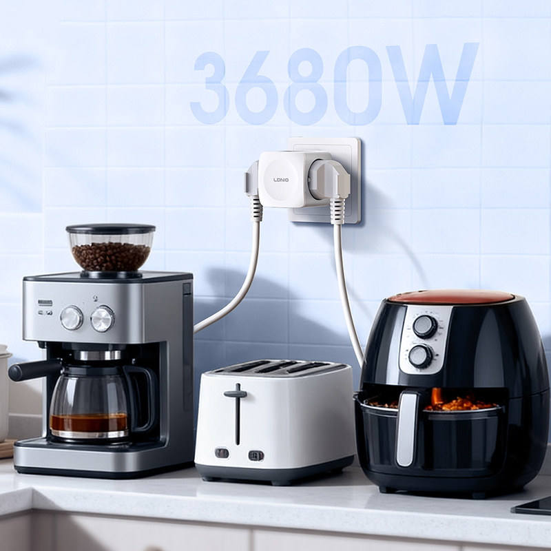 LDNIO 4 EU Outlet Power Cube,  - Commercial Kitchen Outlets recension och pris