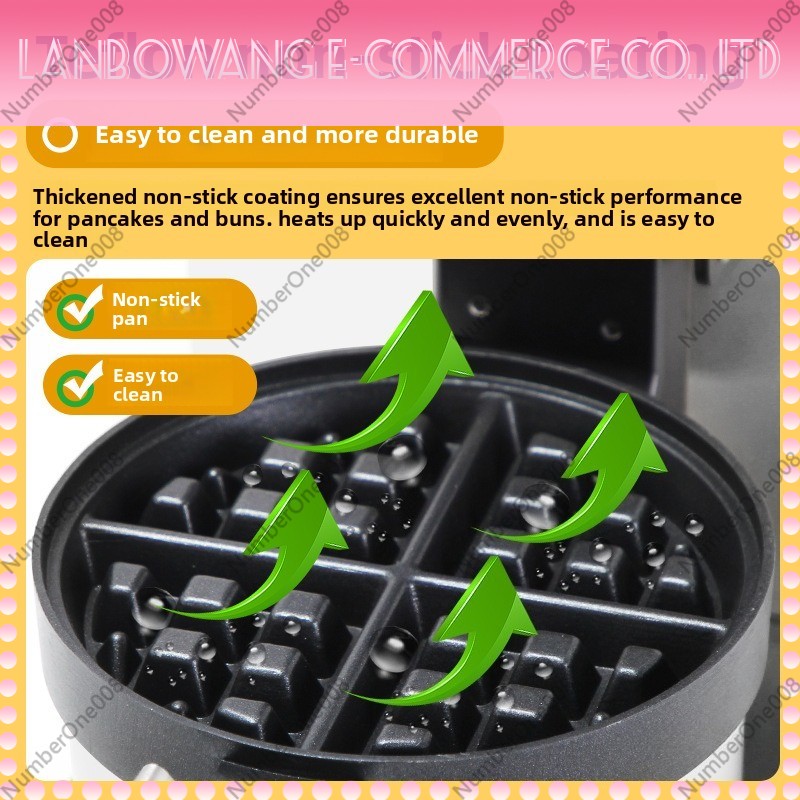 Rotating Waffle Maker Griddle  - Crepe Maker Griddle recension och pris
