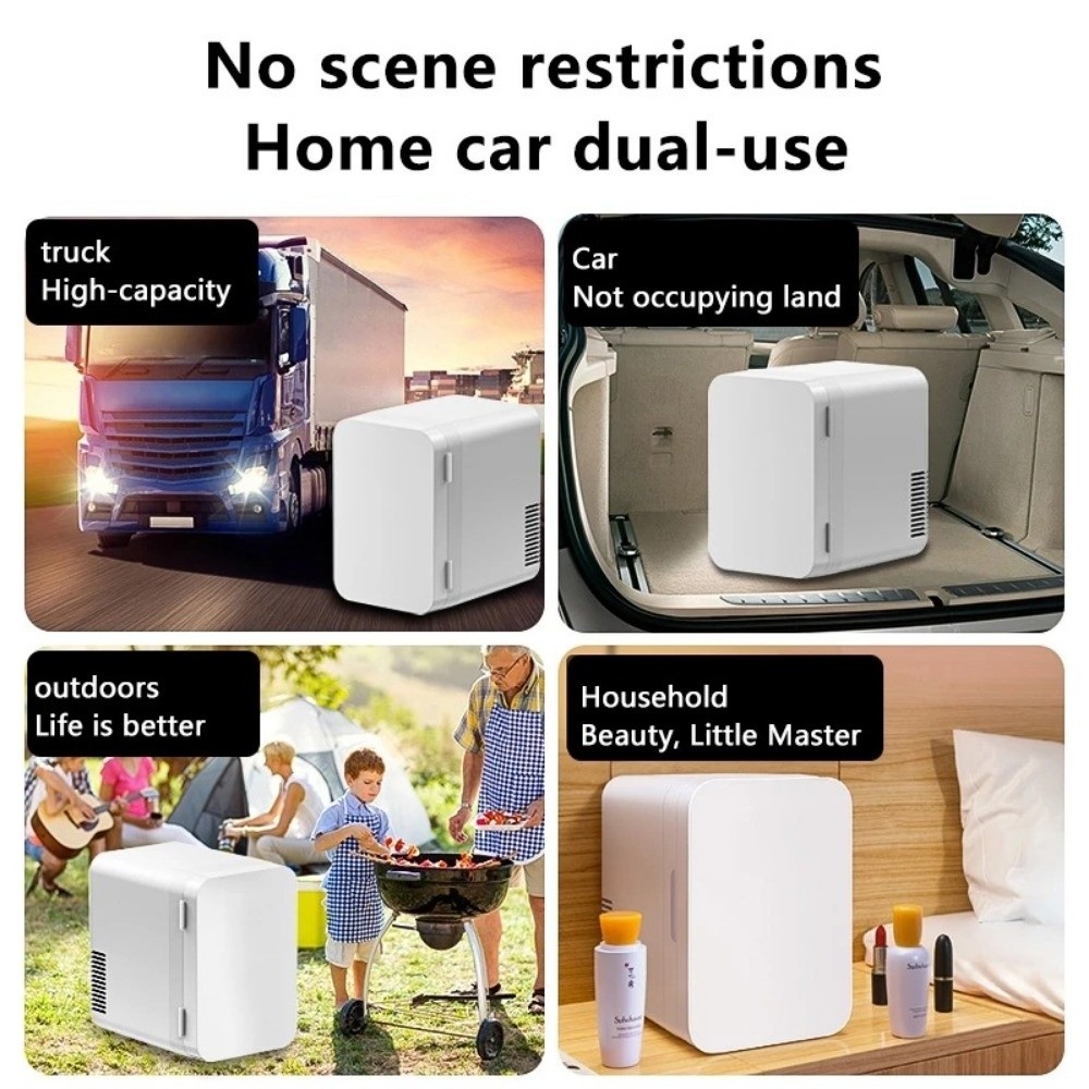 Portable 8L Mini Fridge Househ - Food Warmer Display recension och pris