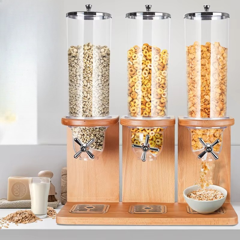 Solid Wood 3-Outlet Cereal Dis - Commercial Kitchen Outlets recension och pris
