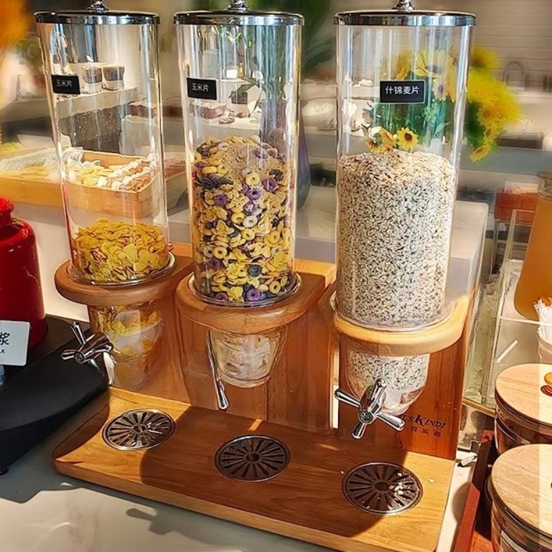 Solid Wood 3-Outlet Cereal Dis - Commercial Kitchen Outlets recension och pris
