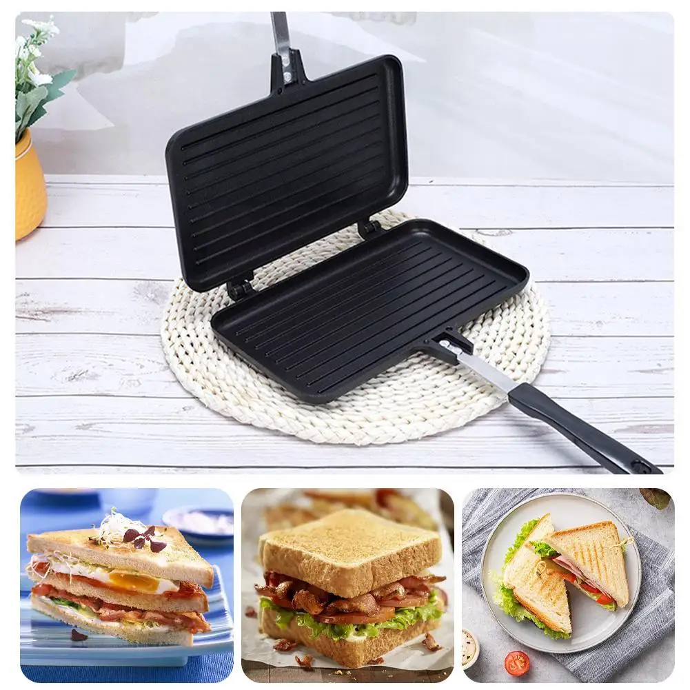 Double-Sided Frying Pan Non-St - Crepe Maker Griddle recension och pris