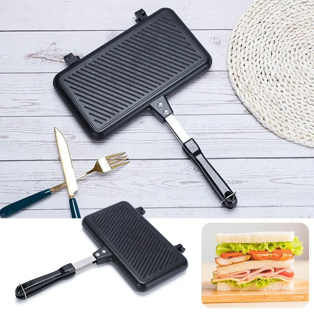 Double-Sided Frying Pan Non-St - Crepe Maker Griddle recension och pris