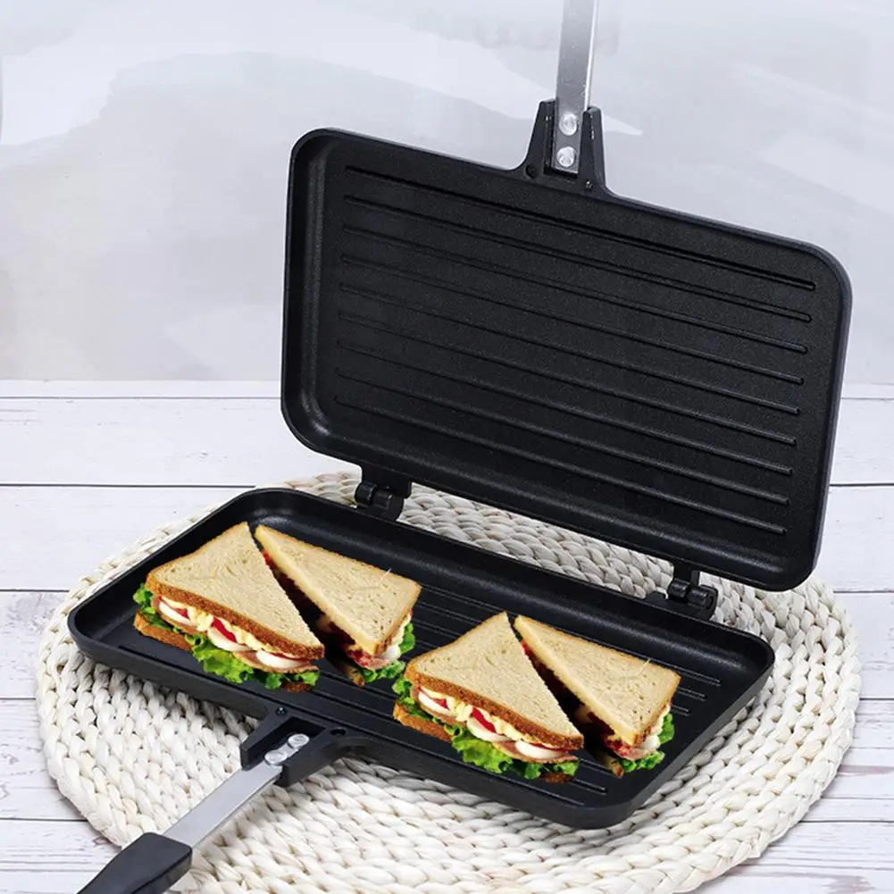 Double-Sided Frying Pan Non-St - Crepe Maker Griddle recension och pris